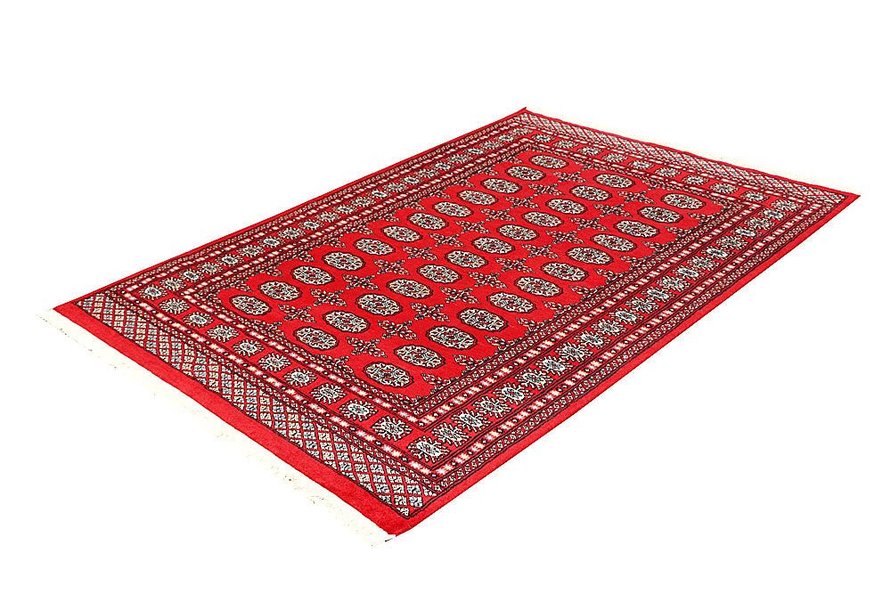 Red Bokhara 4' 7 x 6' 8 - No. 60737 - ALRUG Rug Store