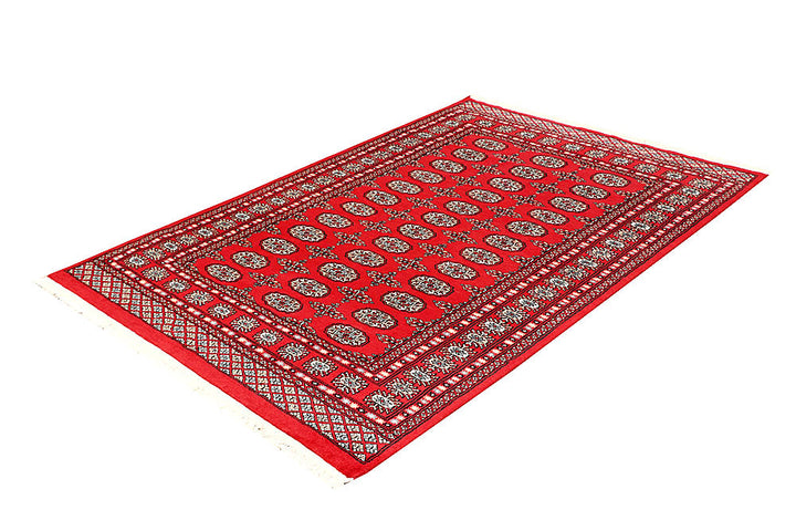 Red Bokhara 4' 7 x 6' 8 - No. 60737 - ALRUG Rug Store