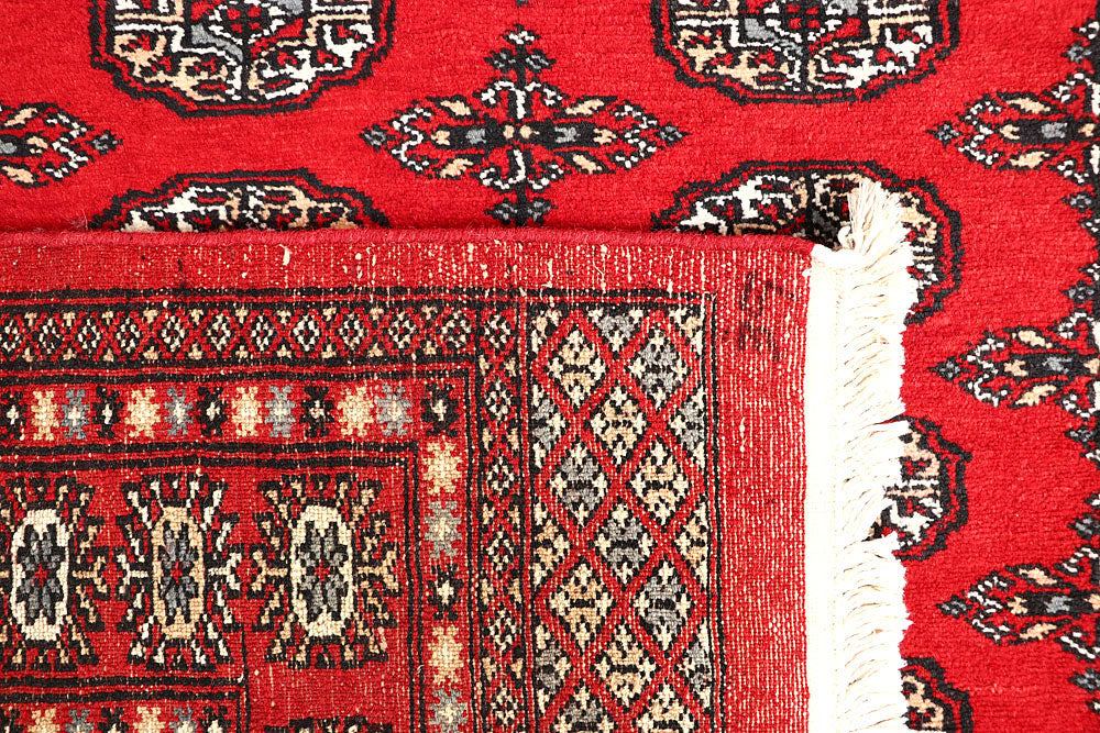 Red Bokhara 4' 7 x 6' 8 - No. 60737 - ALRUG Rug Store