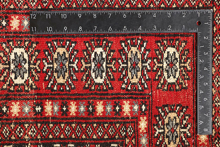 Red Bokhara 4' 7 x 6' 8 - No. 60737 - ALRUG Rug Store