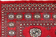 Red Bokhara 4' 7 x 6' 9 - No. 60738 - ALRUG Rug Store