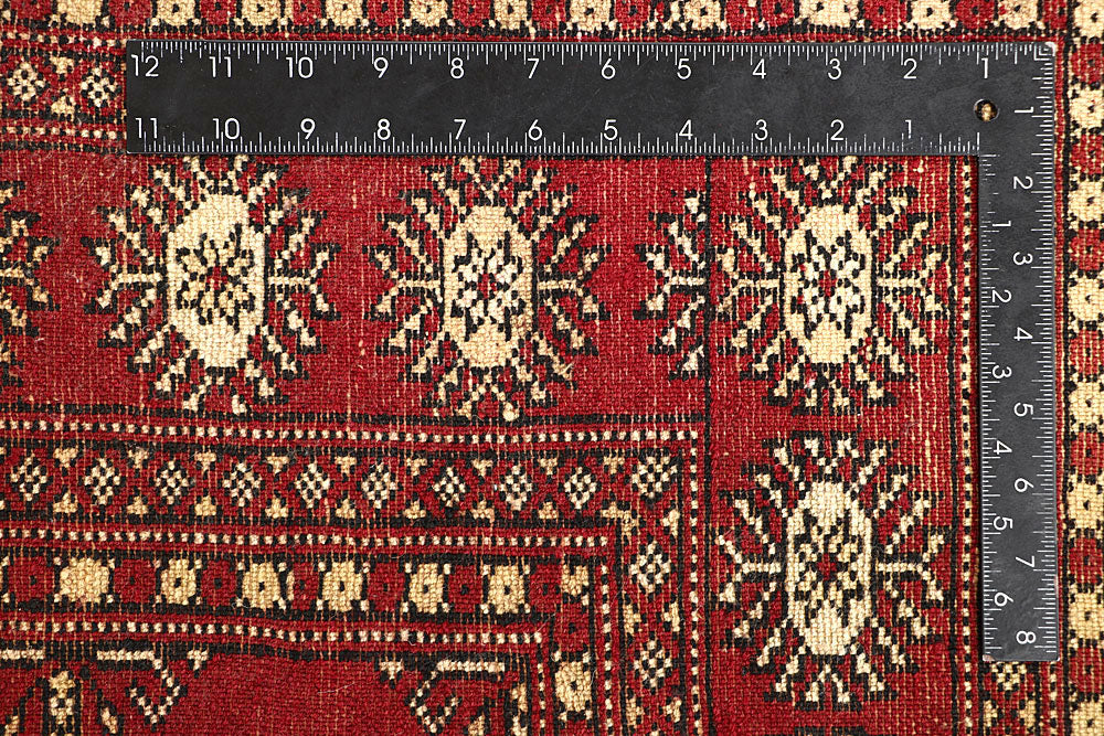 Red Bokhara 4' 7 x 6' 9 - No. 60738 - ALRUG Rug Store
