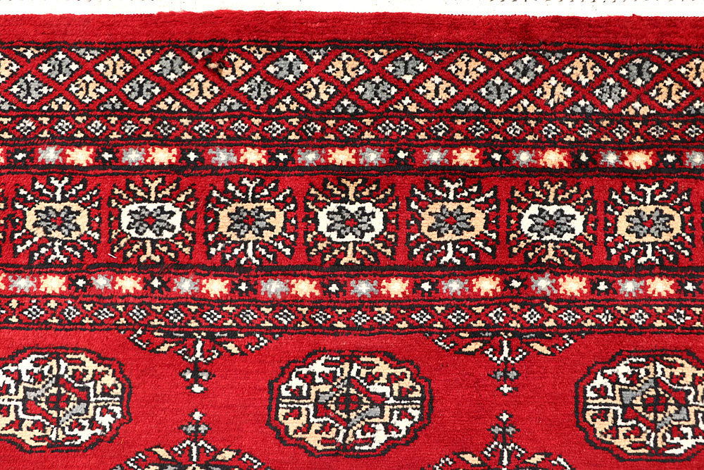 Red Bokhara 4' 6 x 6' 7 - No. 60747 - ALRUG Rug Store