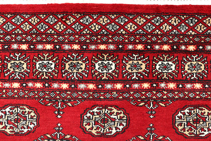 Red Bokhara 4' 6 x 6' 7 - No. 60747 - ALRUG Rug Store