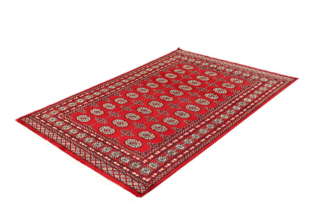 Red Bokhara 4' 6 x 6' 7 - No. 60747 - ALRUG Rug Store
