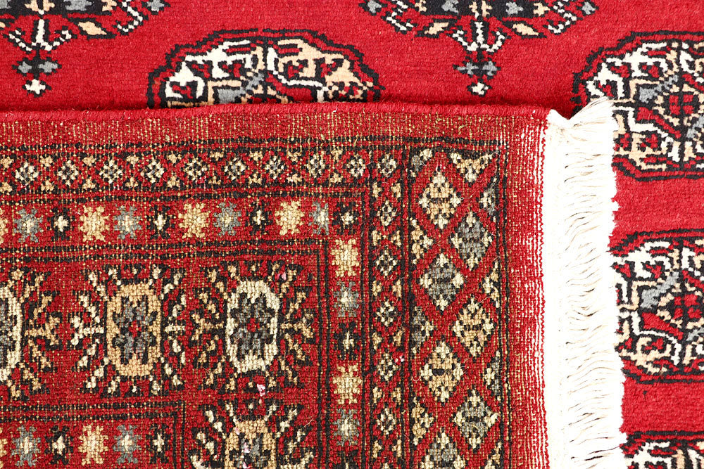 Red Bokhara 4' 6 x 6' 7 - No. 60747 - ALRUG Rug Store