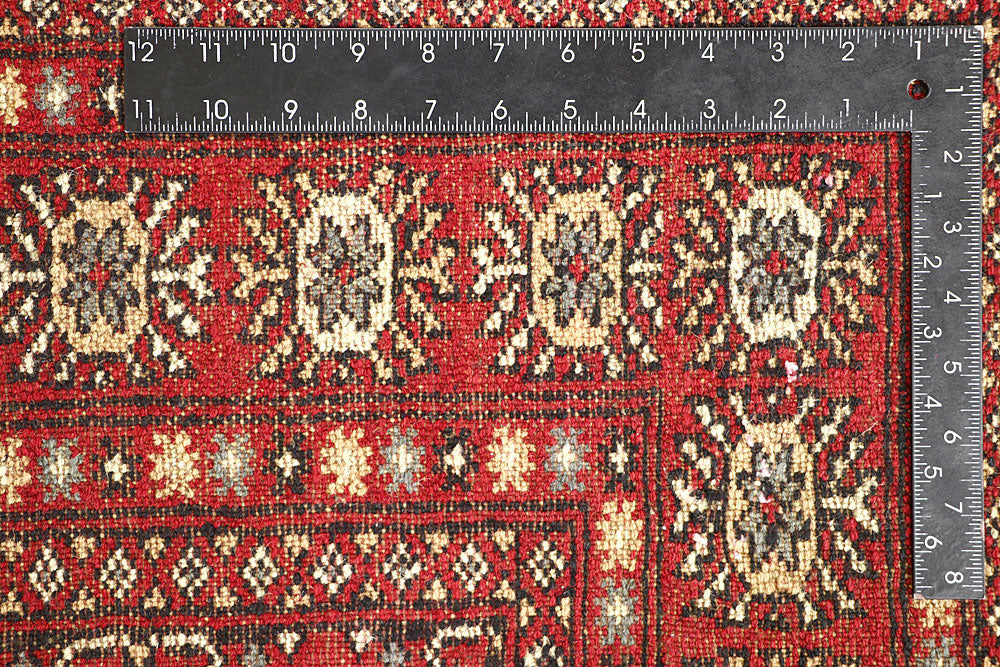 Red Bokhara 4' 6 x 6' 7 - No. 60747 - ALRUG Rug Store