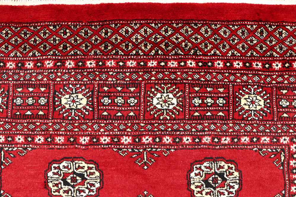 Red Bokhara 4' 6 x 7' 3 - No. 60748 - ALRUG Rug Store