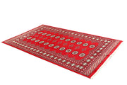Red Bokhara 4' 6 x 7' 8 - No. 60749 - ALRUG Rug Store
