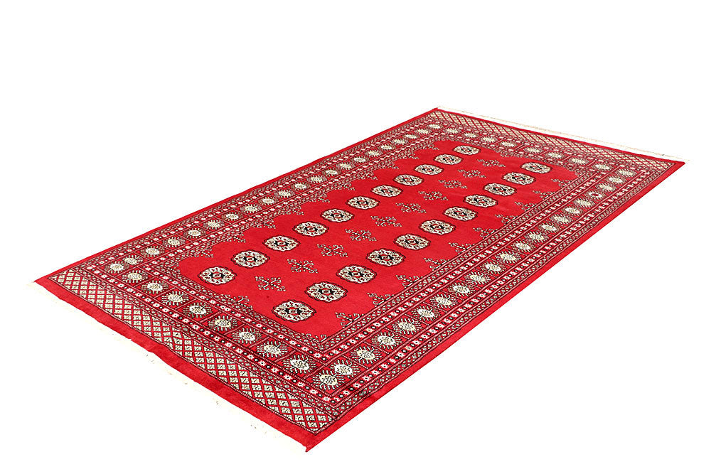 Red Bokhara 4' 6 x 7' 8 - No. 60749 - ALRUG Rug Store