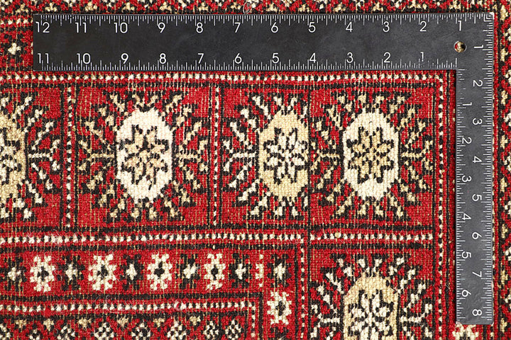 Red Bokhara 4' 6 x 7' 8 - No. 60749 - ALRUG Rug Store