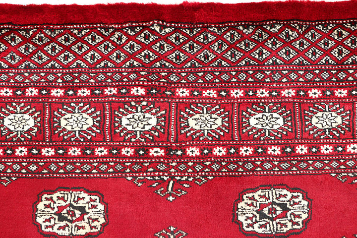 Firebrick Bokhara 4' 7 x 6' 9 - No. 60750 - ALRUG Rug Store