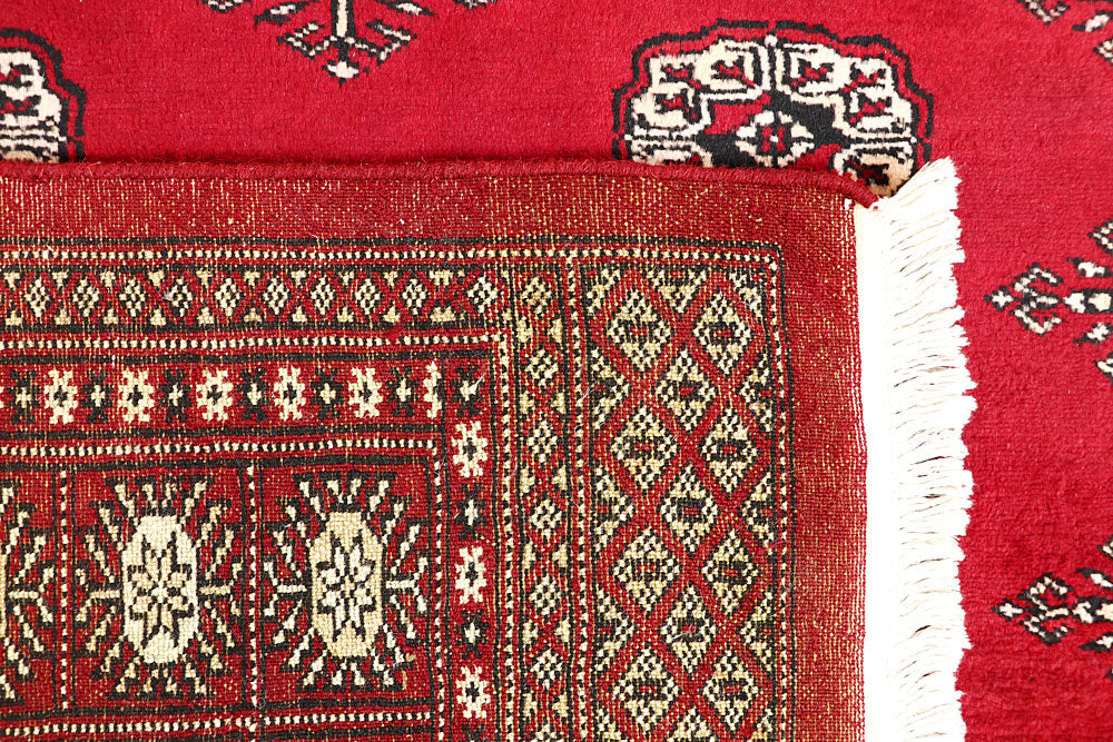Firebrick Bokhara 4' 7 x 6' 9 - No. 60750 - ALRUG Rug Store