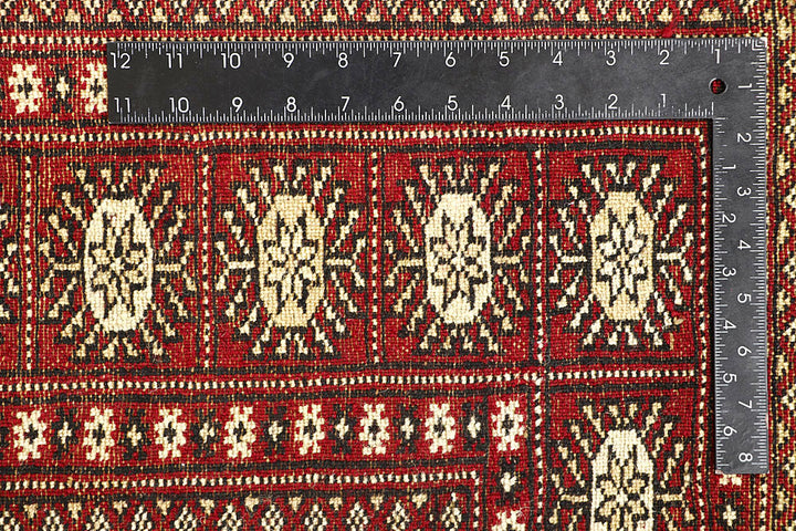 Firebrick Bokhara 4' 7 x 6' 9 - No. 60750 - ALRUG Rug Store