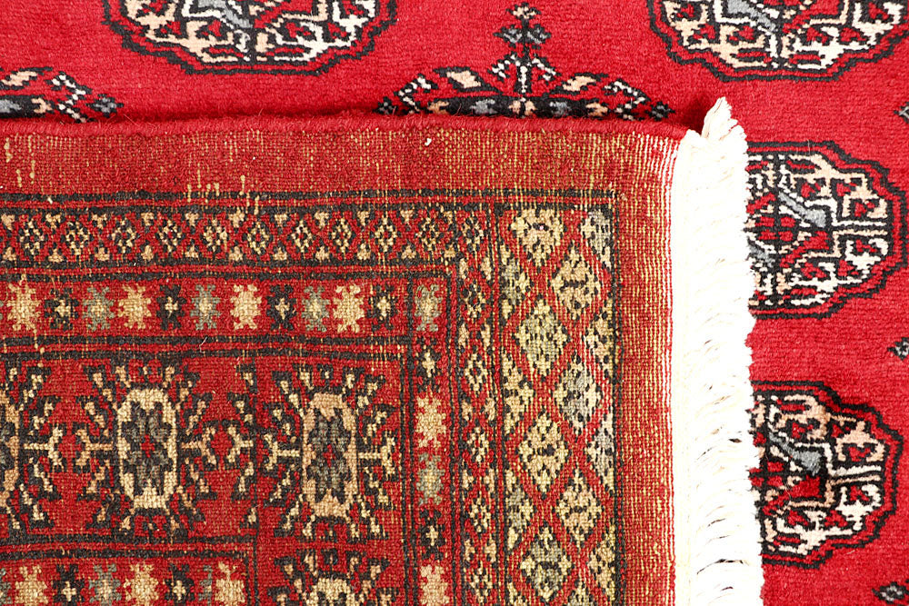 Red Bokhara 4' 7 x 6' 4 - No. 60751 - ALRUG Rug Store