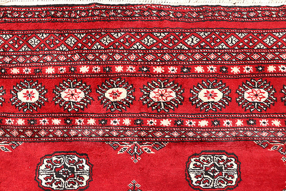 Red Bokhara 4' 5 x 7' 9 - No. 60752 - ALRUG Rug Store