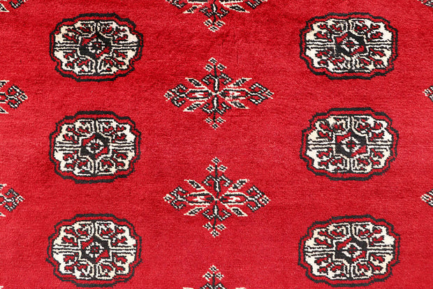 Red Bokhara 4' 5 x 7' 9 - No. 60752 - ALRUG Rug Store