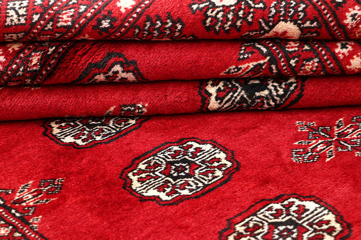 Red Bokhara 4' 5 x 7' 9 - No. 60752 - ALRUG Rug Store