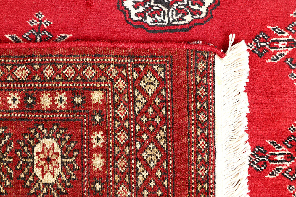 Red Bokhara 4' 5 x 7' 9 - No. 60752 - ALRUG Rug Store