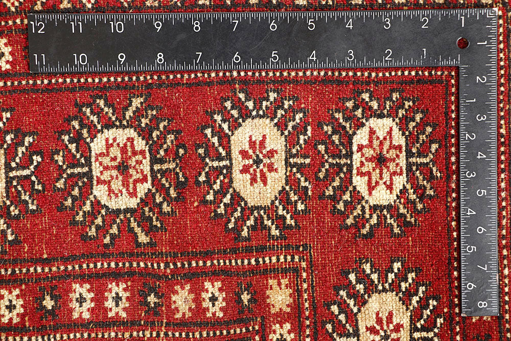 Red Bokhara 4' 5 x 7' 9 - No. 60752 - ALRUG Rug Store