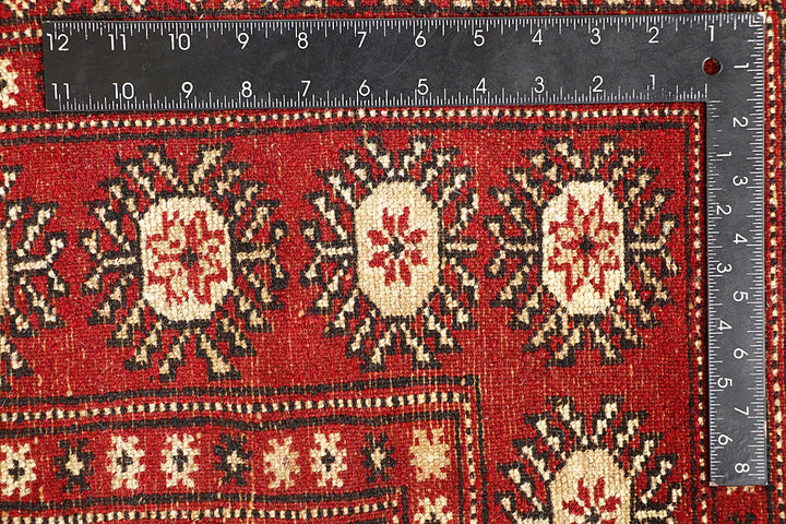 Red Bokhara 4' 5 x 7' 9 - No. 60752 - ALRUG Rug Store