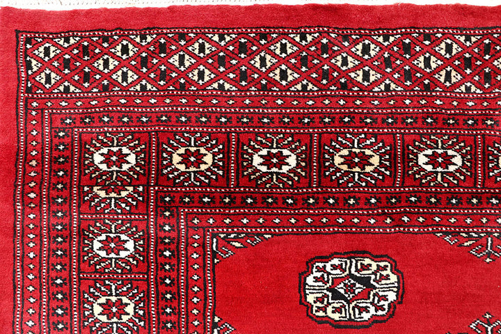 Red Bokhara 4' 7 x 7' 9 - No. 60758 - ALRUG Rug Store
