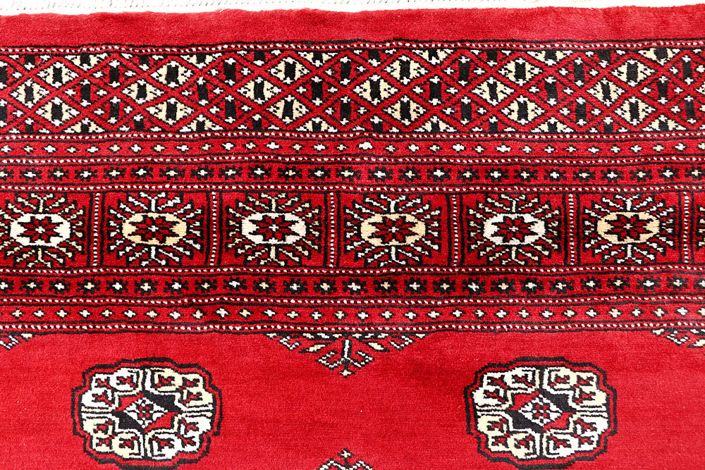Red Bokhara 4' 7 x 7' 9 - No. 60758 - ALRUG Rug Store