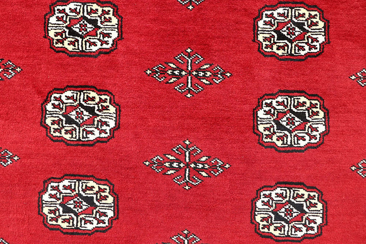 Red Bokhara 4' 7 x 7' 9 - No. 60758 - ALRUG Rug Store