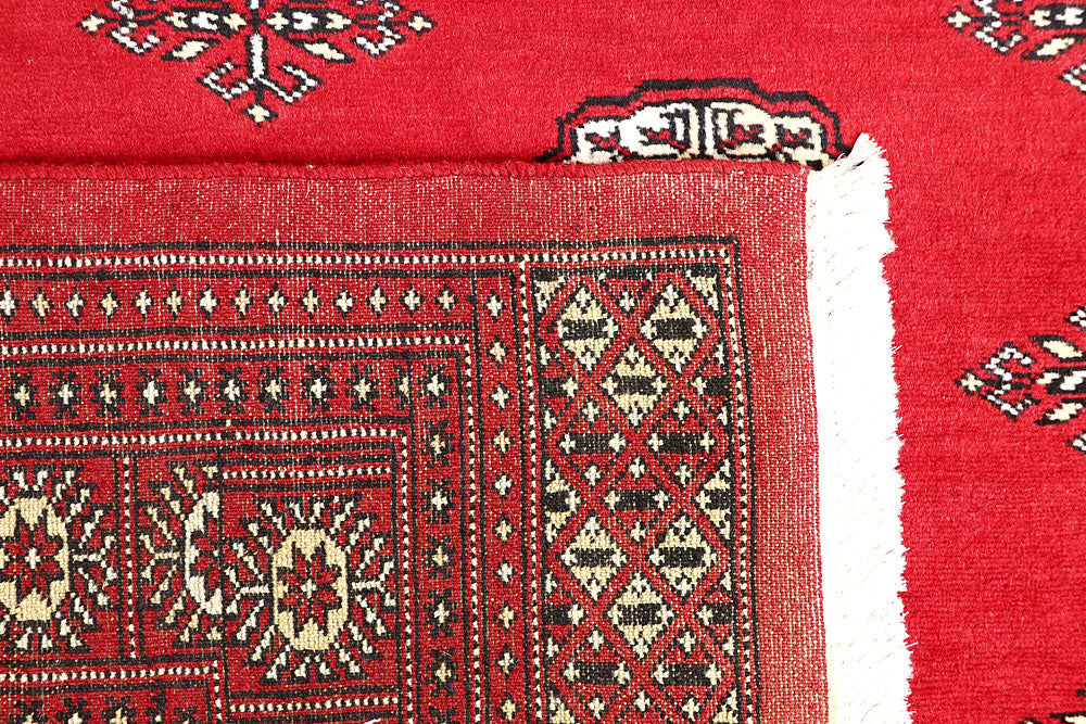 Red Bokhara 4' 7 x 7' 9 - No. 60758 - ALRUG Rug Store