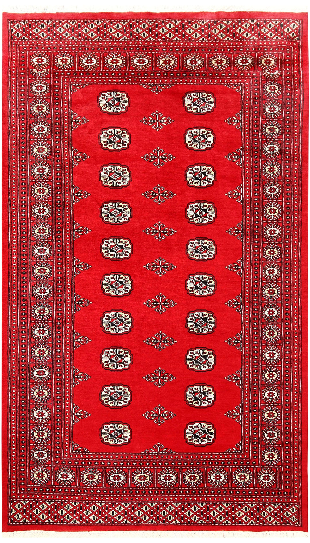 Red Bokhara 4' 7 x 7' 9 - No. 60758 - ALRUG Rug Store