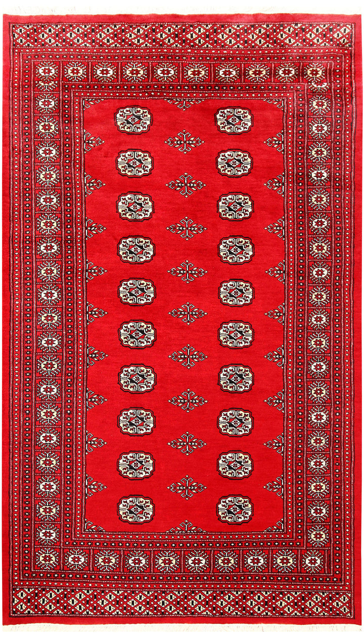 Red Bokhara 4' 7 x 7' 9 - No. 60758 - ALRUG Rug Store