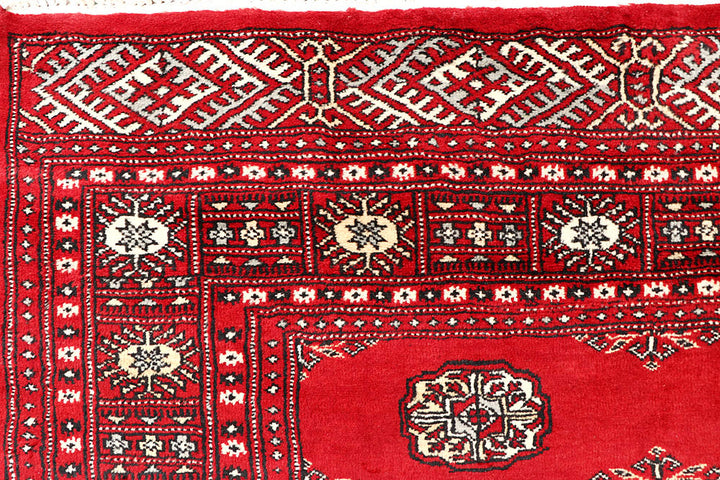 Red Bokhara 4' 6 x 7' 7 - No. 60761 - ALRUG Rug Store
