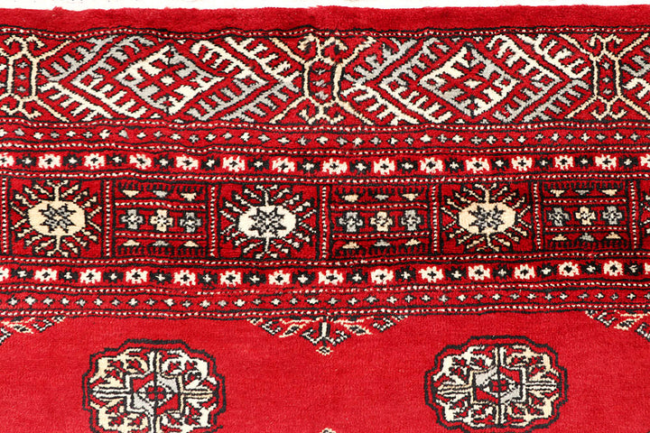Red Bokhara 4' 6 x 7' 7 - No. 60761 - ALRUG Rug Store