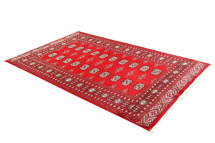 Red Bokhara 4' 6 x 7' 7 - No. 60761 - ALRUG Rug Store