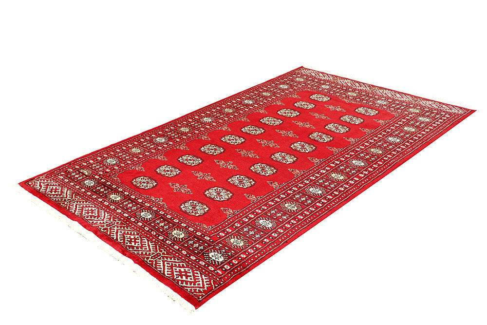 Red Bokhara 4' 6 x 7' 7 - No. 60761 - ALRUG Rug Store