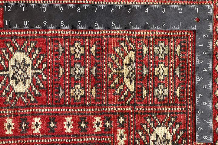Red Bokhara 4' 6 x 7' 7 - No. 60761 - ALRUG Rug Store