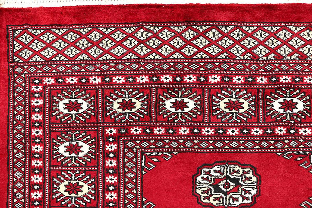 Red Bokhara 4'  5" x 6'  3" - No. QA56380