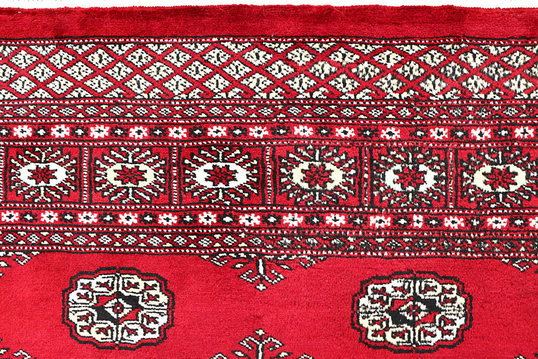 Red Bokhara 4'  5" x 6'  3" - No. QA56380