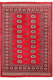 Red Bokhara 4'  5" x 6'  3" - No. QA56380