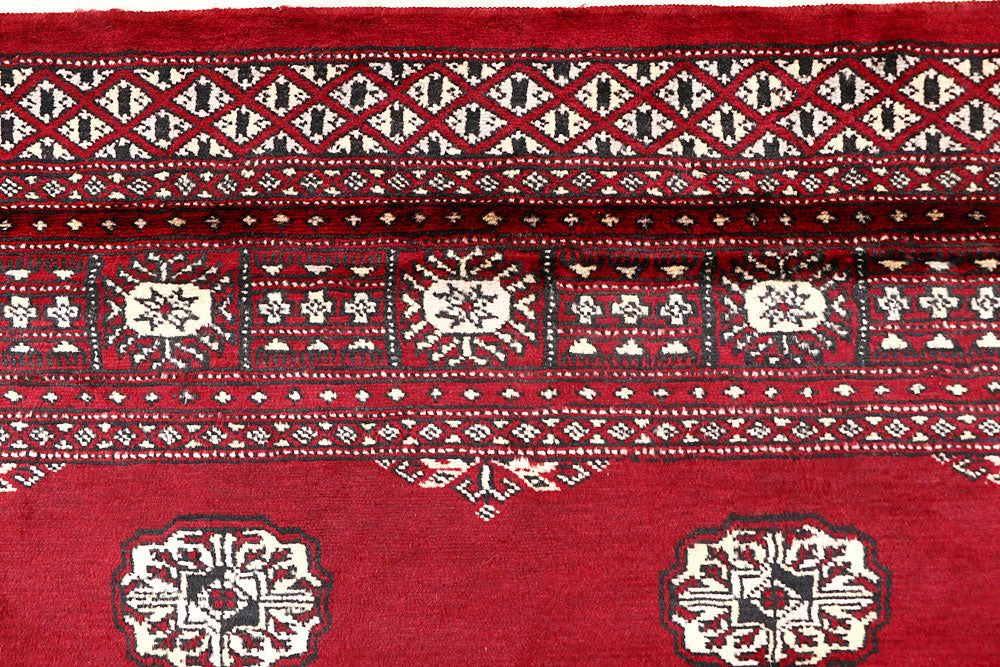 Firebrick Bokhara 4' 7 x 6' 11 - No. 60774 - ALRUG Rug Store