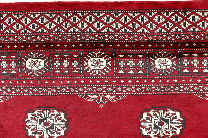 Firebrick Bokhara 4' 7 x 6' 11 - No. 60774 - ALRUG Rug Store
