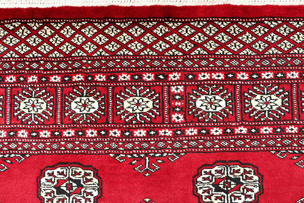 Firebrick Bokhara 4' 5 x 6' 8 - No. 60775 - ALRUG Rug Store