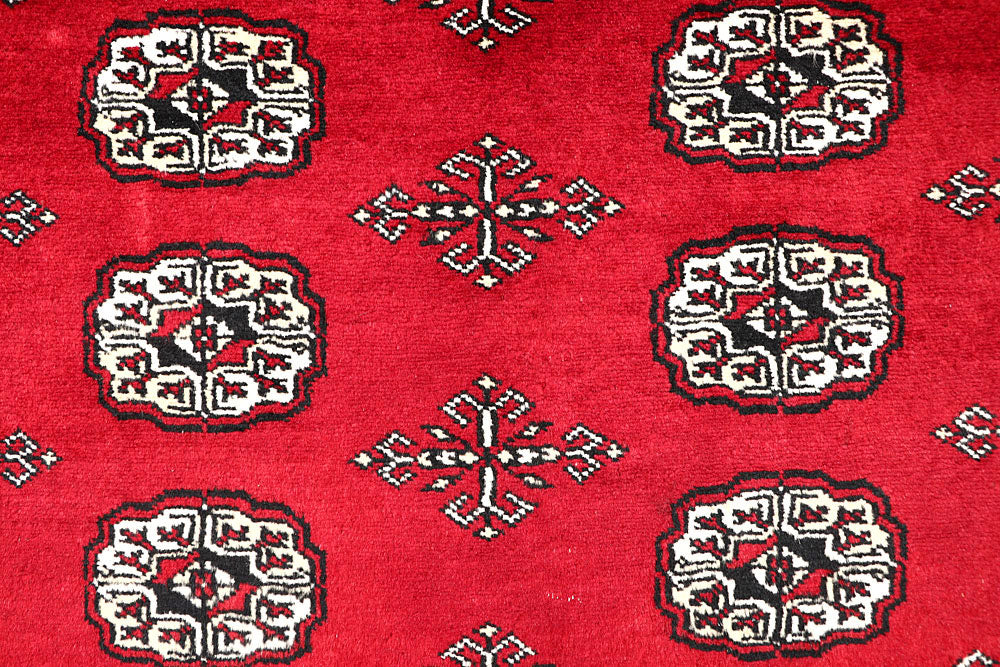 Firebrick Bokhara 4' 5 x 6' 8 - No. 60775 - ALRUG Rug Store