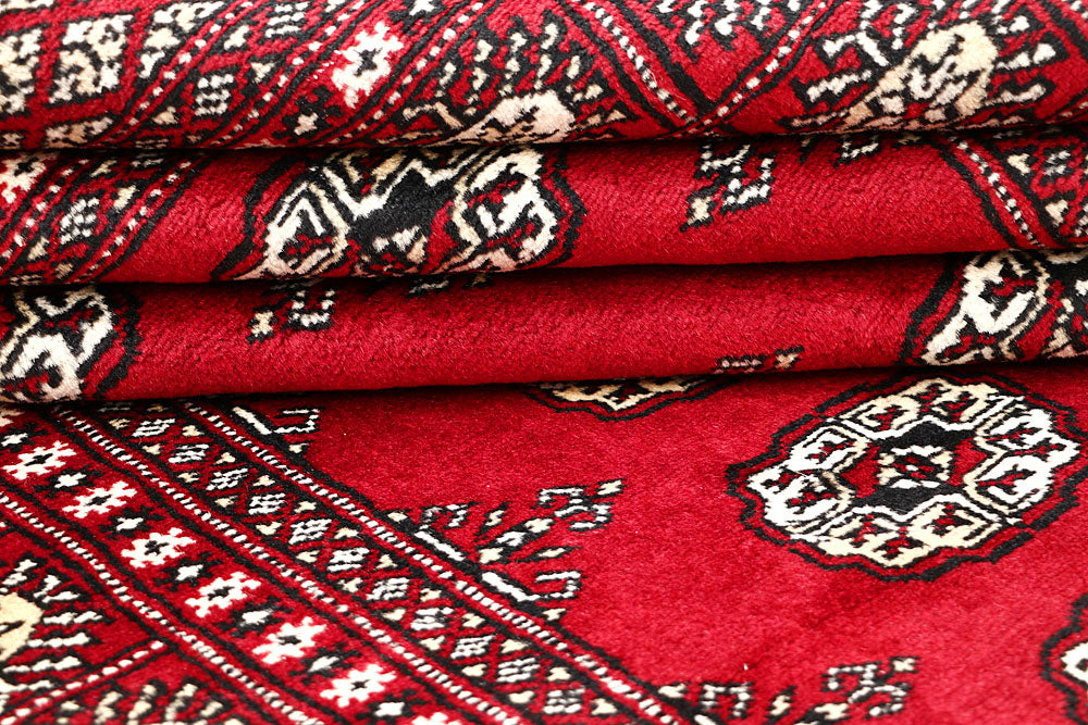 Firebrick Bokhara 4' 5 x 6' 8 - No. 60775 - ALRUG Rug Store