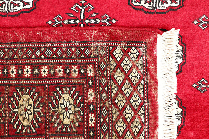 Firebrick Bokhara 4' 5 x 6' 8 - No. 60775 - ALRUG Rug Store