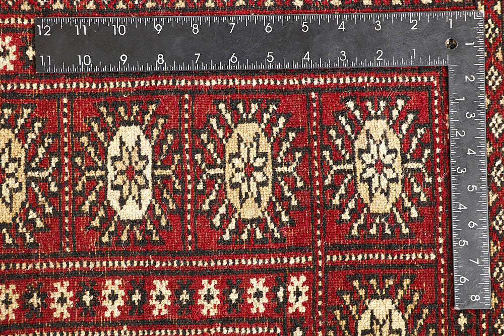Firebrick Bokhara 4' 5 x 6' 8 - No. 60775 - ALRUG Rug Store