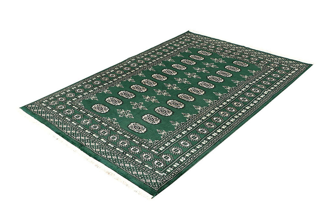 Darkgreen Bokhara 4' 7 x 6' 8 - No. 60777