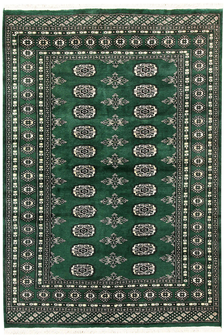 Darkgreen Bokhara 4' 7 x 6' 8 - No. 60777