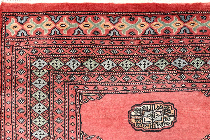Salmon Bokhara 4' 6 x 6' 3 - No. 60780 - ALRUG Rug Store