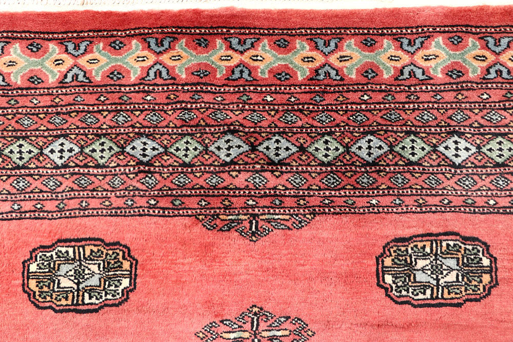 Salmon Bokhara 4' 6 x 6' 3 - No. 60780 - ALRUG Rug Store